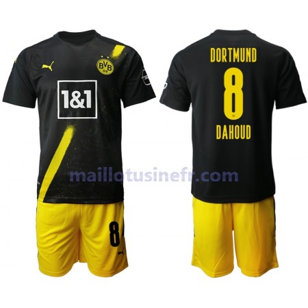 Maillot de Foot Borussia Dortmund Mahmoud Dahoud 8 Extérieur 2020-21 - Enfant